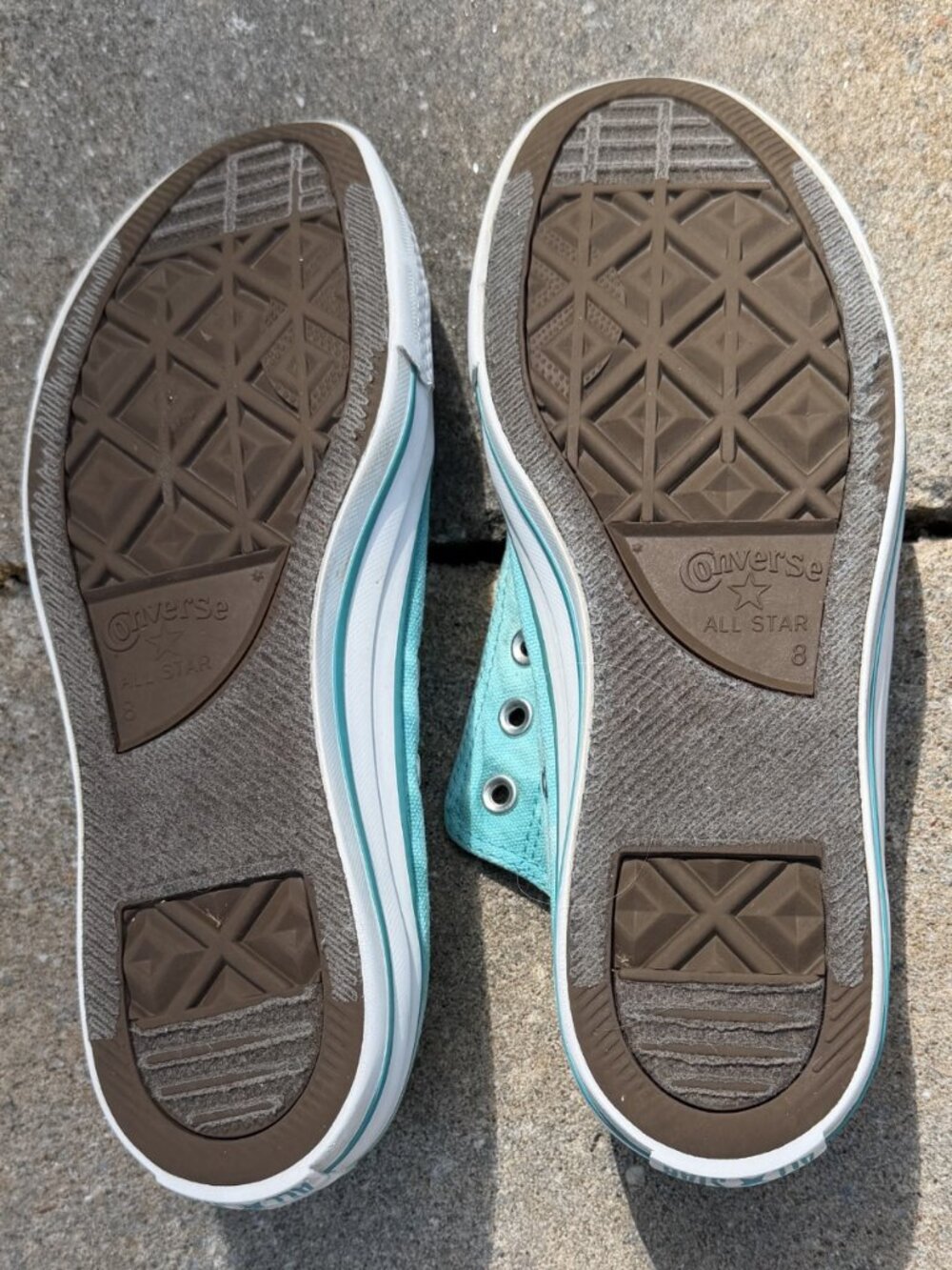 Converse Chuck Taylor All-Stars - Turquoise Tie-Dye - Low - size 10 women/8 men - Picture 2 of 8